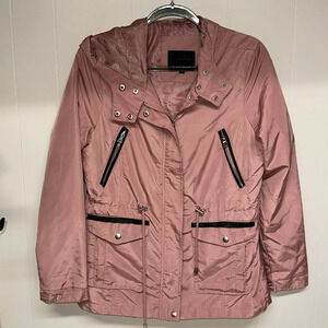 Miss London Lightweight Pale Pink Jacket Sz L